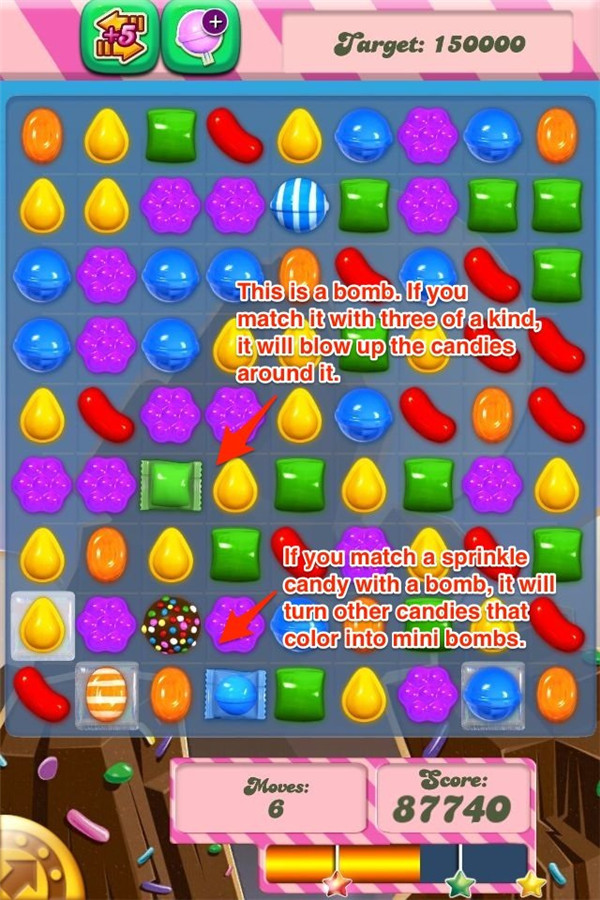 candy crush通关攻略